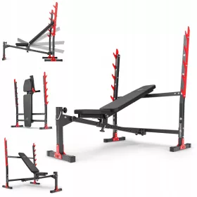    MARBO | Bancă de exerciții cu suporturi înclinate negative