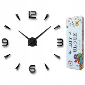  Ceas de perete Kontext negru 120cm