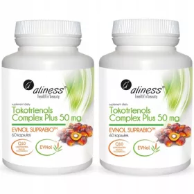   Complex PLUS de Tokotrienoli EVNOL SUPRABIO 50 mg - Supliment cu Vitamina E și Coenzim Q10