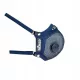  Mască Sport Olmed +2 filtre - bleumarin - S
