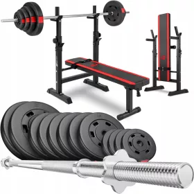  Set de culturism Hop-Sport 60 kg