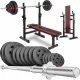  Set de culturism Hop-Sport 60 kg