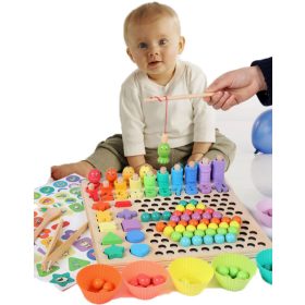  Antrenamentul creierului Montessori FISH litere numere