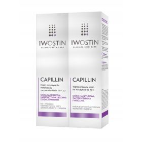   Set Iwostin Capillin: Creme zi/noapte Reducere zaczerwienienia & SPF 20