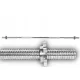  Mreană puternic ruptă mreană 120CM 25MM cleme metalice din oțel fitness complet