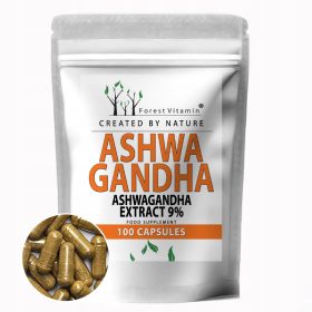   Supliment Alimentar Forest Vitamin® cu Extract de Ashwagandha 9% - 100 Capsule