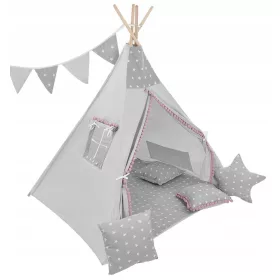  Cort copii TIPI WIKWAM TEEPEE HOUSE COTTON