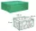 Husa protectoră pentru mobilier de grădină, masă și scaune, verde, 200x160x70 cm