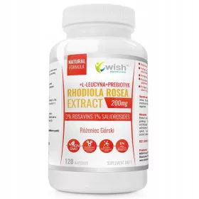   Extract de Rhodiola Rosea 200mg, 120 capsule - Suport pentru funcția cardiacă și cognitivă