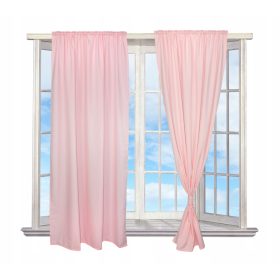  Cortina netedă pe bandă Powder Pink 145/230