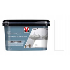    Vopsea acrilica pentru metal, lac decorativ V33 1 l Alb satinat