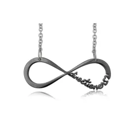  Colier infinit One Direction BLACK din oțel