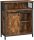  Comoda Vasagle 70 x 30 x 80cm negru, nuante maro mat