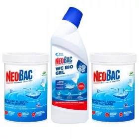    BACTERII pentru fose septice ELIMINA MIROSUL + Gel ORGANIC ROK NeoBac