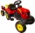  Tractor cu pedale cu remorcă + plăcuță de identificare