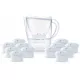 Urcior cu filtru Aqualogis Harmony 2,6 l, alb