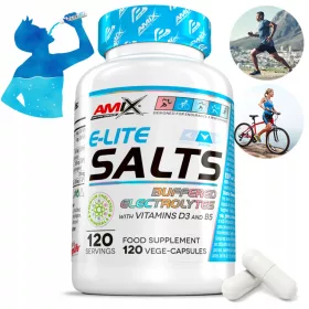   Amix E-Lite Salts: Capsule Electrolitice Avansate pentru Sportivi - 120 Porții