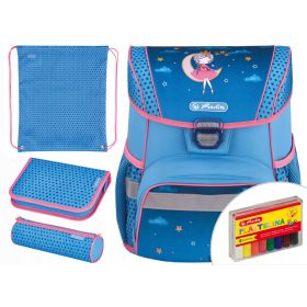    Herlitz 2021 Loop Plus Moon Lady 6in1 + plastilina scolara Ekipa Genzie 8 culori HERLITZ