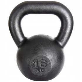  Kettlebelle Kawmet 16 kg negru