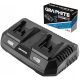  Încărcător dublu pentru baterii Graphite Energy+ 58G085