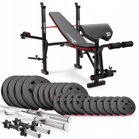  Set de culturism Hop-Sport 87,5 kg