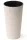  Ghiveci lamela 25 cm x 25 x 46,5 cm diametru 25 cm plastic alb