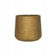  Ghivece de ceramică 23 cm x 23 x 19 cm diametru 23 cm ceramică nuanțe de galben și auriu