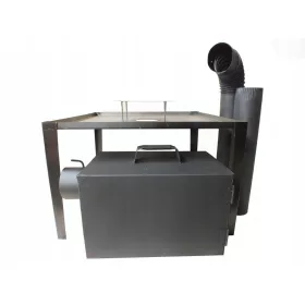  Set complet pentru afumator XXL: focar/tevi/suport