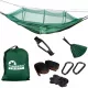  Hamac Majestic Sport fără bară, nuanțe de verde, 250 kg, 260 x 140