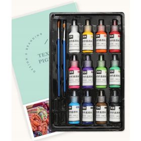    Vopsele pentru țesături, 12 piese de haine, tricouri, vopsele pentru încălțăminte