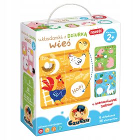  Puzzle CzuCzu Puzzle cu gaura 36 piese Countryside 6942944