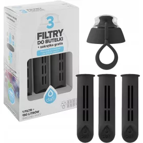  Filtru sticla DAFI (3 buc.) + capac NEGRU