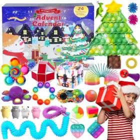    CALENDAR DE AVENIMENT SET JUCĂRII ANTISTRESS JUCĂRII FIDGET PORTUL MARE
