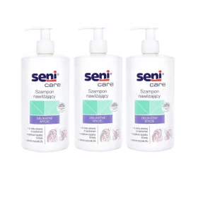   Set de 3 Pachete Șampon Hidratant Seni Care 500ml Fiecare pentru Piele Sensibilă