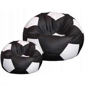  GREAT Pouf-fotoliu Football XXXL TOFFEL din piele ecologica