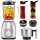  Blender cu pahare Yoer JB03S 1800 W argintiu/gri