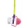  Dentisor pentru hranire cu mancare, apa, cu zornaitoare B.Box, cauciuc, silicon, nuante de violet