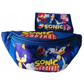  Geanta de talie SONIC HEDGEHOG + Portofel Cadou