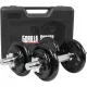  Haltere reglabile din fontă Gorilla Sports 2x 10 kg
