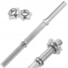  Bara cu șurub drept Platinum Fitness 40 cm / 28 mm