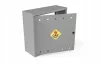 Dulap de gaz gri SGOD-04 600 × 600 × 250 mm, RAL 7040, fără perete din spate