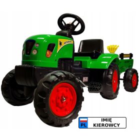  Tractor pentru copii Agat Zielony