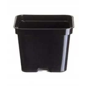   Ghiveci Zoigarden 9 cm x 9 x 9 cm, diametru 9 cm, plastic negru
