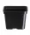 Ghiveci Zoigarden 9 cm x 9 x 9 cm, diametru 9 cm, plastic negru