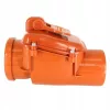 Supapă de reținere pentru canalizare Ø110 mm din PP, portocaliu