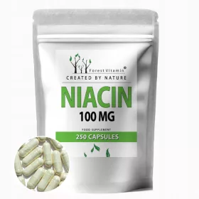   Supliment Forest Vitamin® Niacina 100 mg (Vitamina B3) - 250 Capsule
