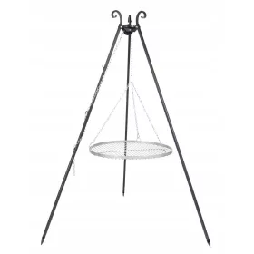    Gratar de gradina pe trepied gratar din otel inoxidabil 60cm