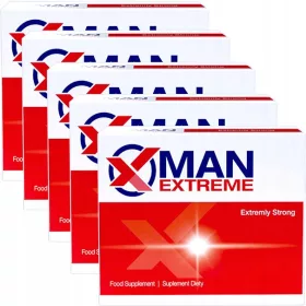   Man Extreme - Capsule pentru Potență și Erecții Durabile, Set de 5 Bucăți
