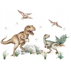  Autocolante de perete DINOZURI pentru copii XXL