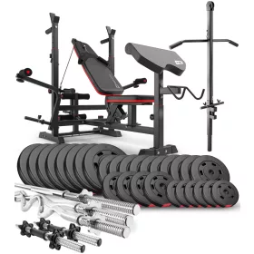  Set de culturism Hop-Sport 147,5 kg